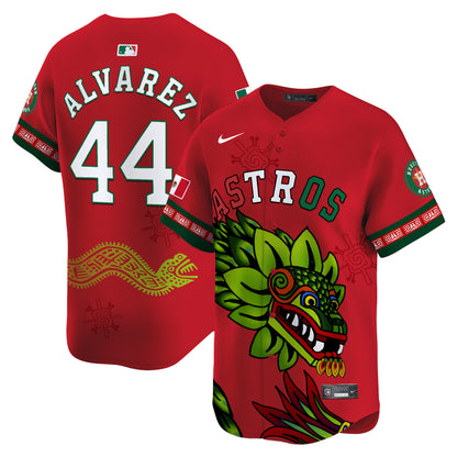 Astros Mexico Quetzalcoatl Aztec Vapor Limited Jersey - Printed