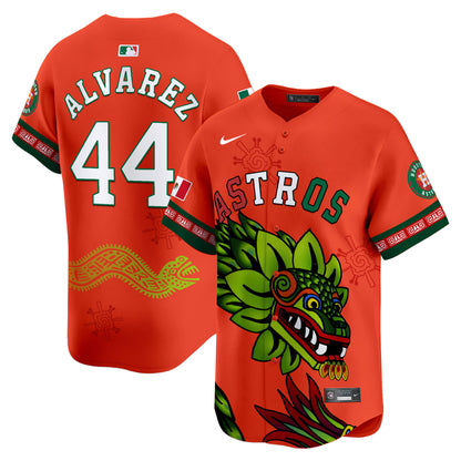 Astros Mexico Quetzalcoatl Aztec Vapor Limited Jersey - Printed