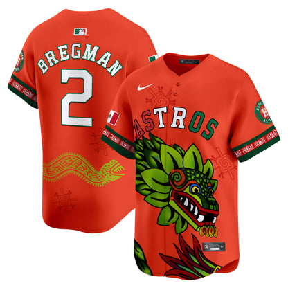 Astros Mexico Quetzalcoatl Aztec Vapor Limited Jersey - Printed