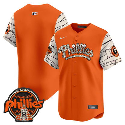 Phillies Halloween Vapor Premier Limited Jersey V2 - All Stitched