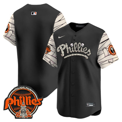 Phillies Halloween Vapor Premier Limited Jersey V2 - All Stitched