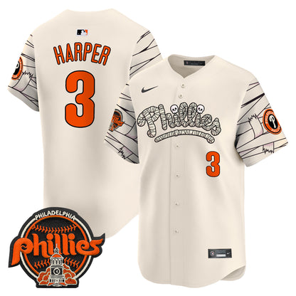 Phillies Halloween Vapor Premier Limited Jersey V2 - All Stitched