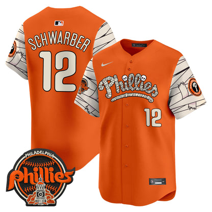 Phillies Halloween Vapor Premier Limited Jersey V2 - All Stitched