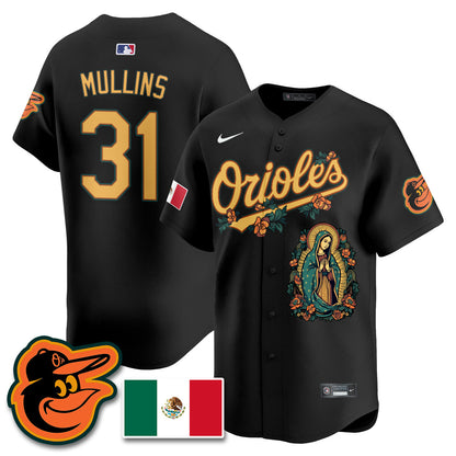 Orioles Mexico Guadalupe Vapor Premier Limited Jersey - Printed