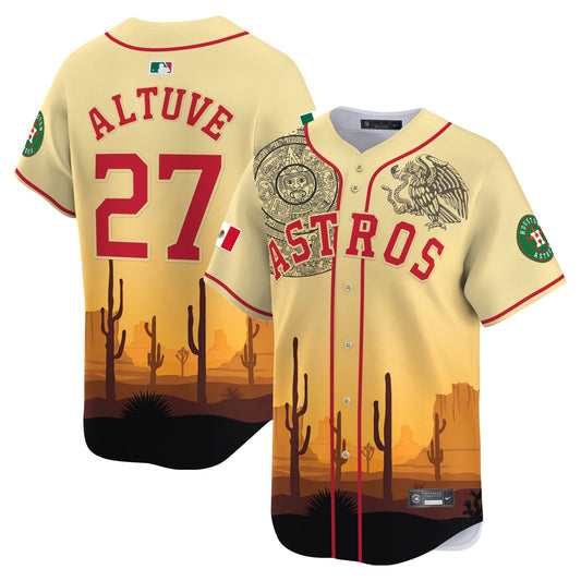 Astros Mexico Vapor Premier Limited Jersey V4 - Printed