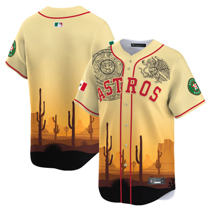 Astros Mexico Vapor Premier Limited Jersey V4 - Printed