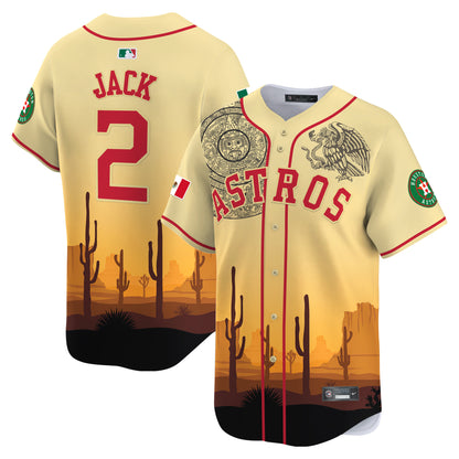 Astros Mexico Vapor Premier Limited Jersey V4 - Printed