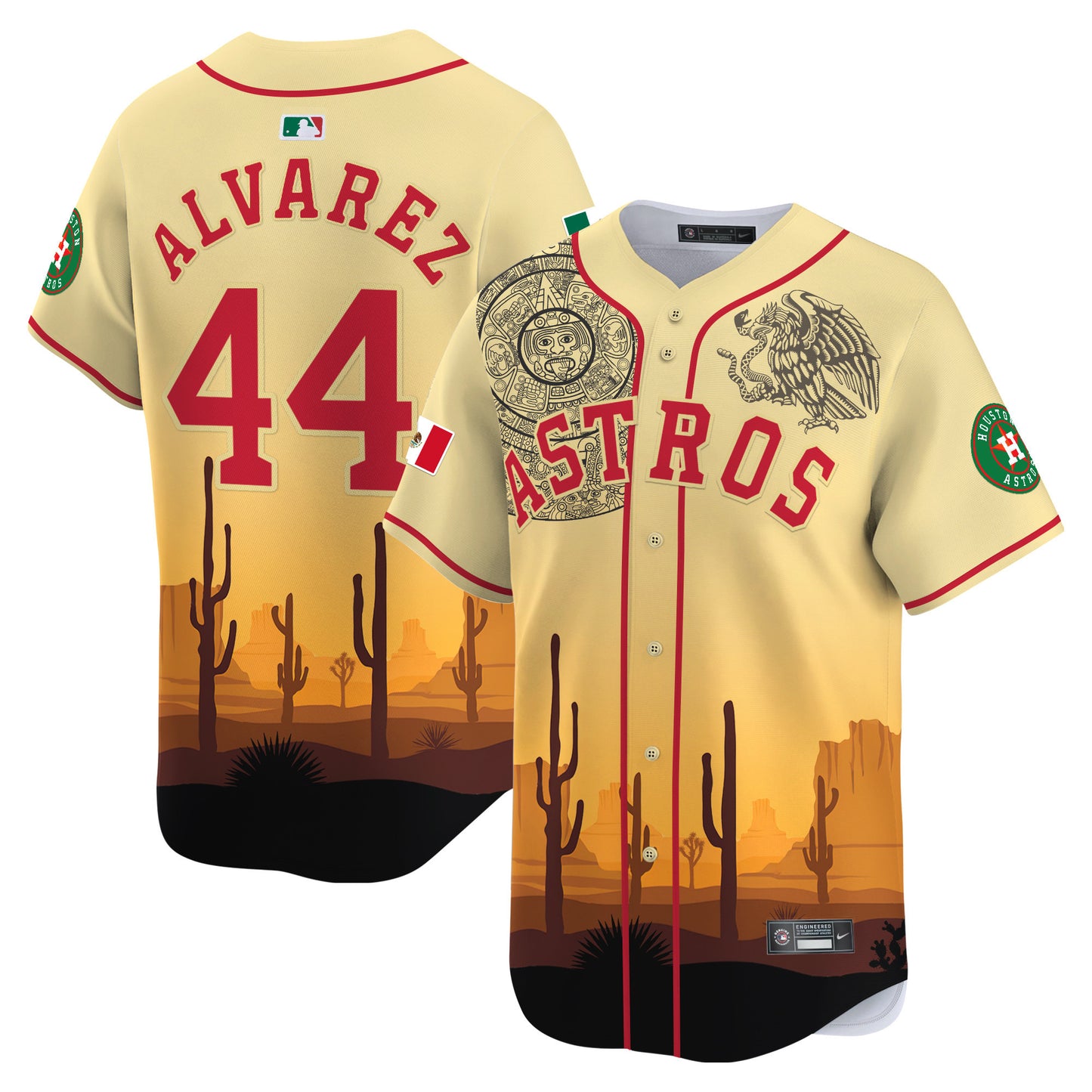 Astros Mexico Vapor Premier Limited Jersey V4 - Printed