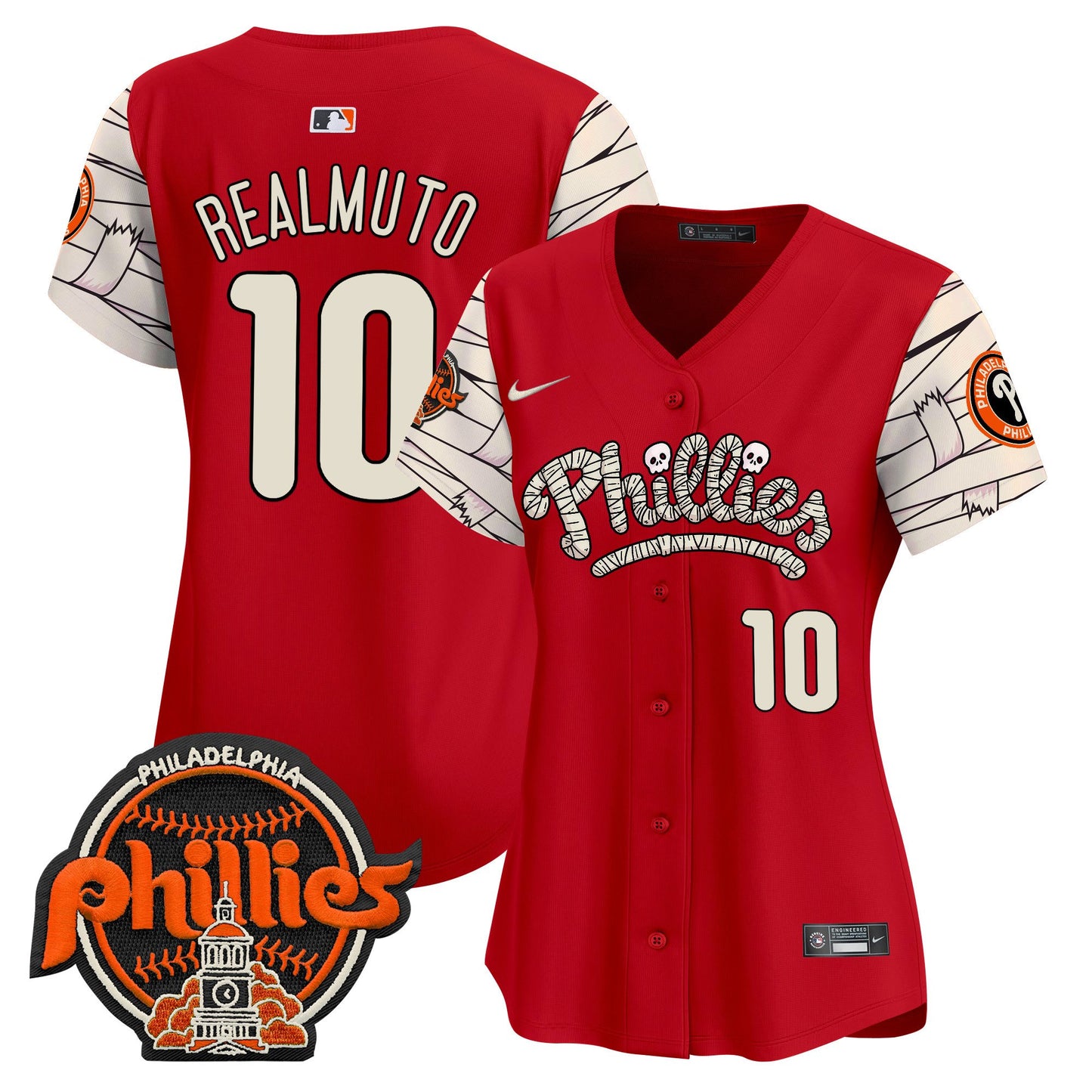 Women's Phillies Halloween Vapor Premier Limited Jersey V2 - All Stitched