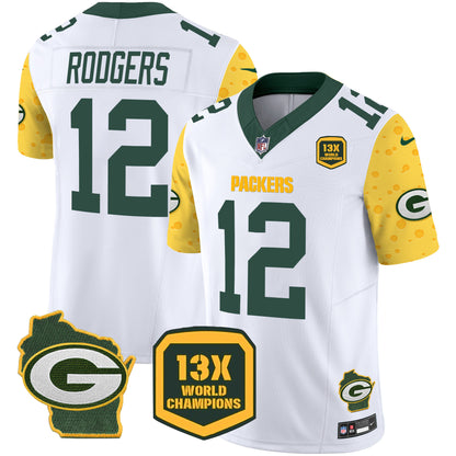 Packers Cheese Vapor Limited Jersey – All Stitched