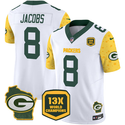 Packers Cheese Vapor Limited Jersey – All Stitched