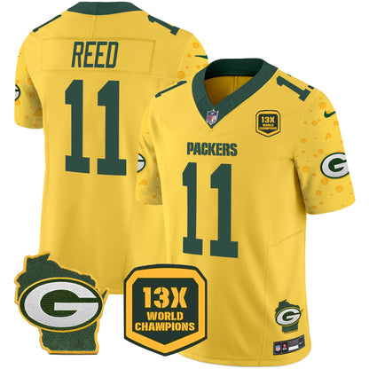 Packers Cheese Vapor Limited Jersey – All Stitched