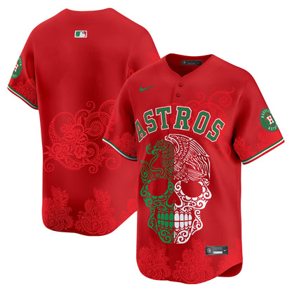 Astros Aztec Warrior Skull Vapor Limited Jersey - Printed