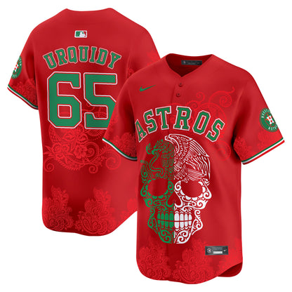 Astros Aztec Warrior Skull Vapor Limited Jersey - Printed