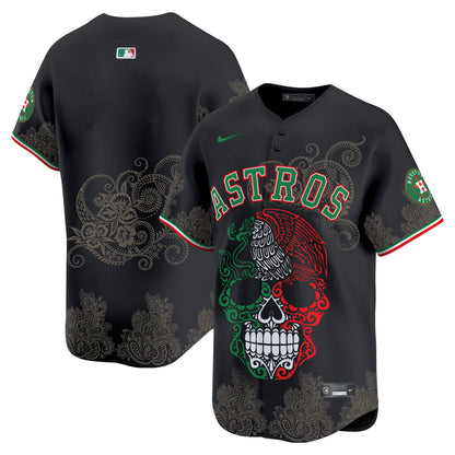 Astros Aztec Warrior Skull Vapor Limited Jersey - Printed