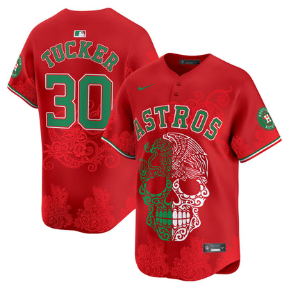 Astros Aztec Warrior Skull Vapor Limited Jersey - Printed