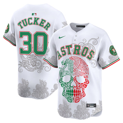 Astros Aztec Warrior Skull Vapor Limited Jersey - Printed