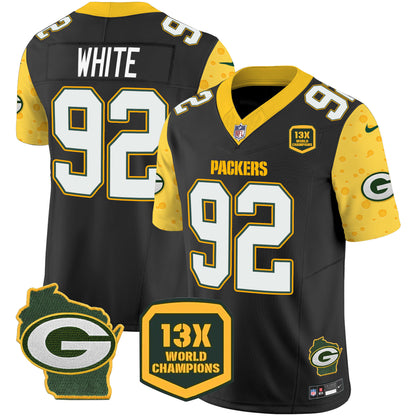 Packers Cheese Vapor Limited Jersey – All Stitched