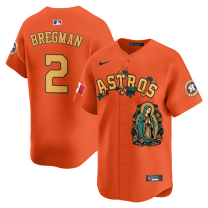 Astros Mexico Guadalupe Vapor Premier Limited Jersey - Printed