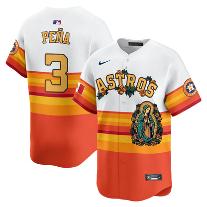 Astros Mexico Guadalupe Vapor Premier Limited Jersey - Printed