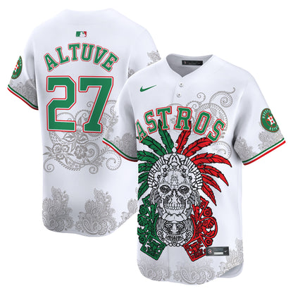 Astros Aztec Warrior Skull Vapor Premier Limited Jersey V2 - Printed