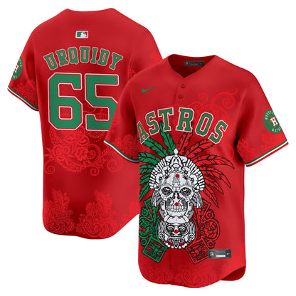 Astros Aztec Warrior Skull Vapor Premier Limited Jersey V2 - Printed