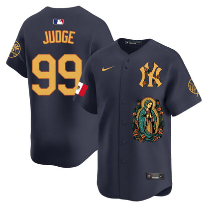 Yankees Mexico Guadalupe Vapor Premier Limited Jersey - Printed