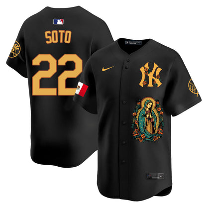 Yankees Mexico Guadalupe Vapor Premier Limited Jersey - Printed