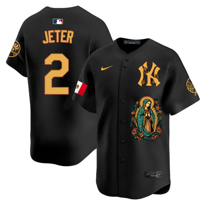 Yankees Mexico Guadalupe Vapor Premier Limited Jersey - Printed