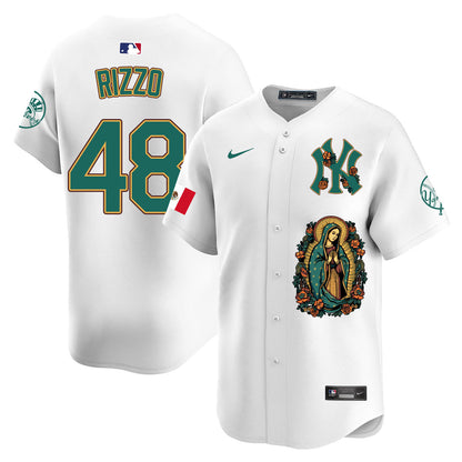 Yankees Mexico Guadalupe Vapor Premier Limited Jersey - Printed