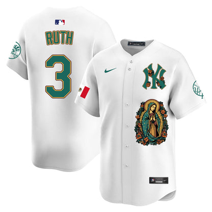 Yankees Mexico Guadalupe Vapor Premier Limited Jersey - Printed