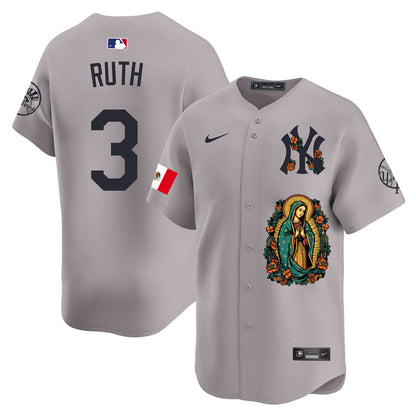 Yankees Mexico Guadalupe Vapor Premier Limited Jersey - Printed