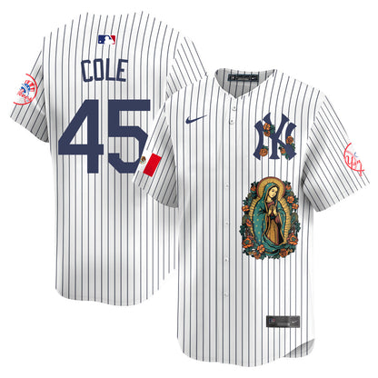 Yankees Mexico Guadalupe Vapor Premier Limited Jersey - Printed