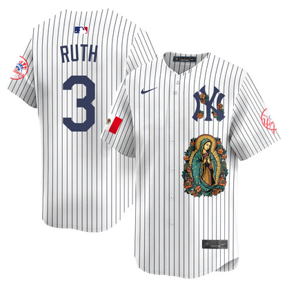 Yankees Mexico Guadalupe Vapor Premier Limited Jersey - Printed