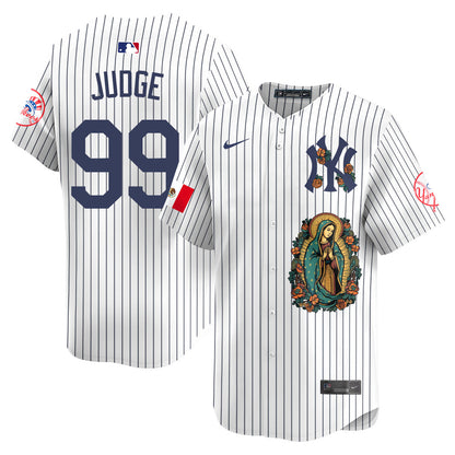 Yankees Mexico Guadalupe Vapor Premier Limited Jersey - Printed