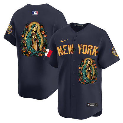 Yankees Mexico Guadalupe Vapor Premier Limited Jersey N1 - Printed