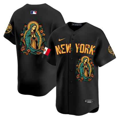 Yankees Mexico Guadalupe Vapor Premier Limited Jersey N1 - Printed