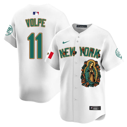 Yankees Mexico Guadalupe Vapor Premier Limited Jersey N1 - Printed