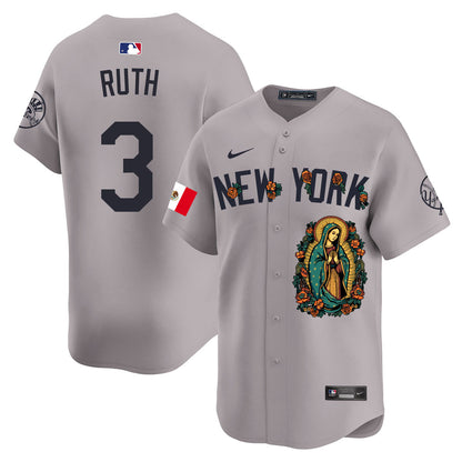 Yankees Mexico Guadalupe Vapor Premier Limited Jersey N1 - Printed