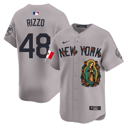 Yankees Mexico Guadalupe Vapor Premier Limited Jersey N1 - Printed