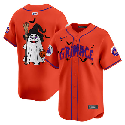 Mets Grimace Halloween Vapor Premier Limited Jersey- Printed