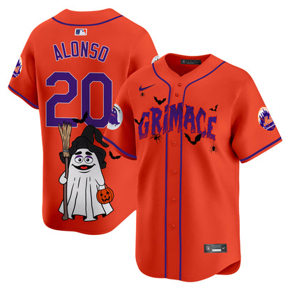 Mets Grimace Halloween Vapor Premier Limited Jersey- Printed