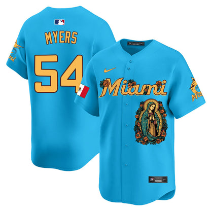 Marlins Mexico Guadalupe Vapor Premier Limited Jersey - Printed