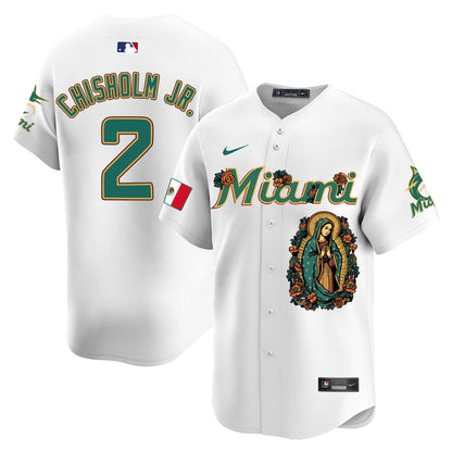 Marlins Mexico Guadalupe Vapor Premier Limited Jersey - Printed