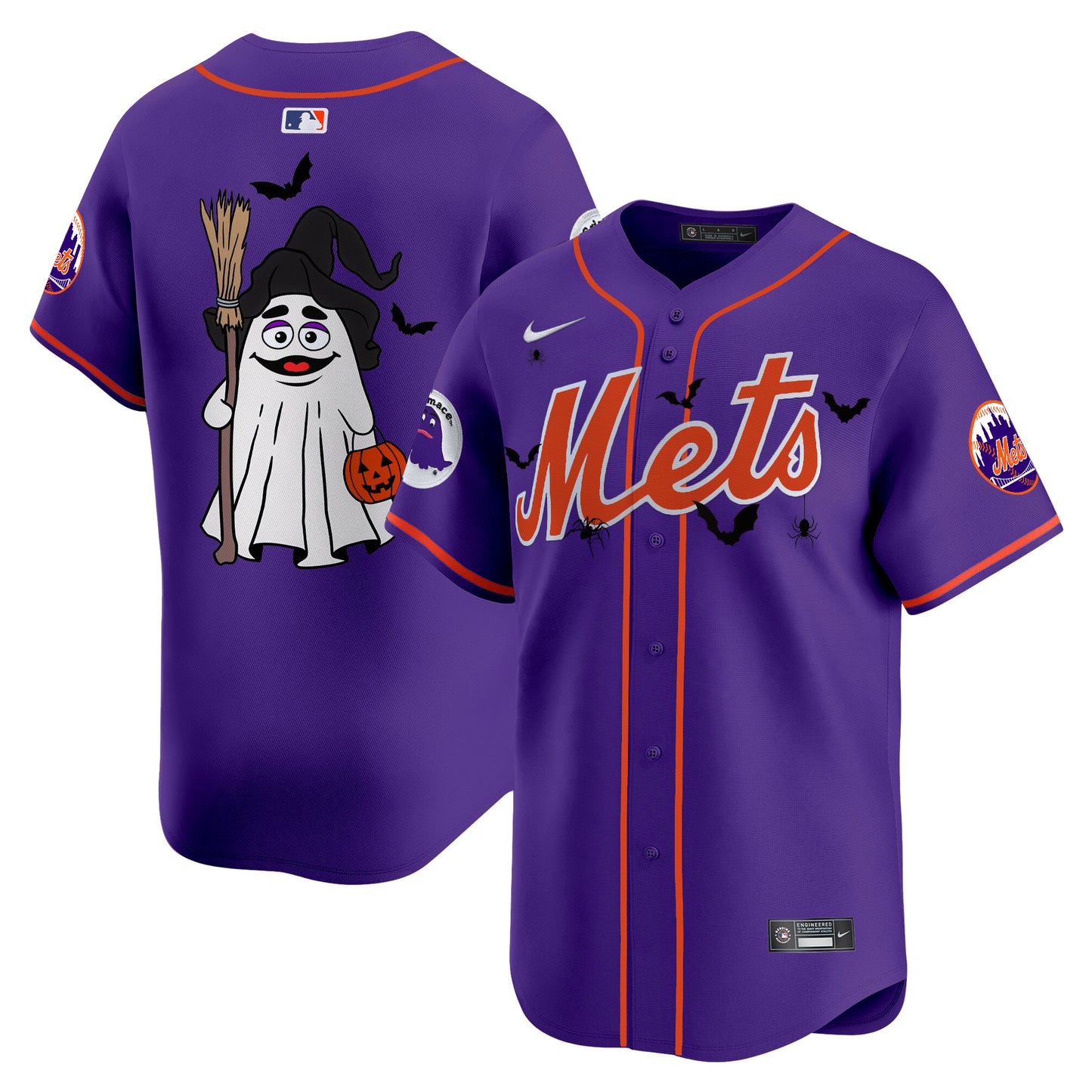 Mets Grimace Halloween Vapor Premier Limited Jersey V2- Printed