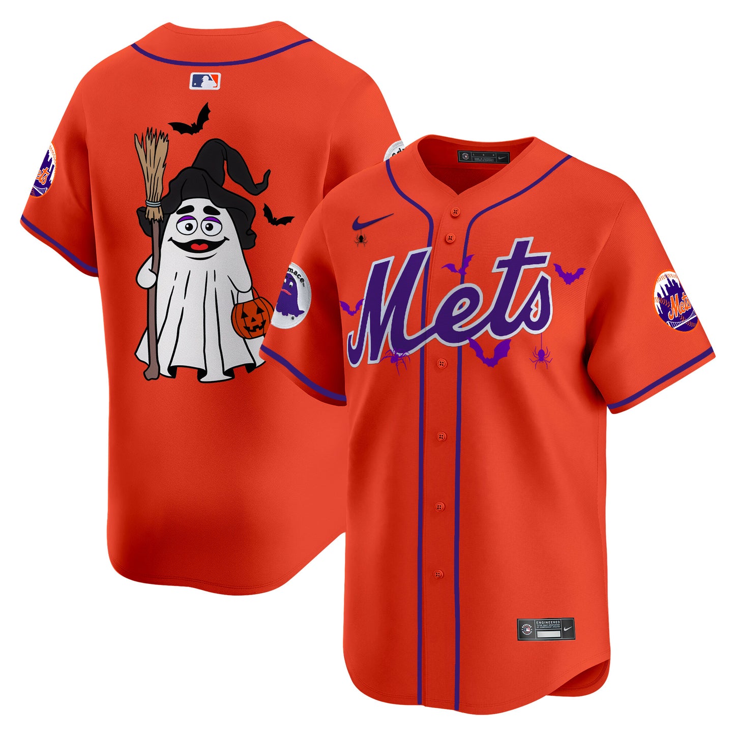 Mets Grimace Halloween Vapor Premier Limited Jersey V2- Printed