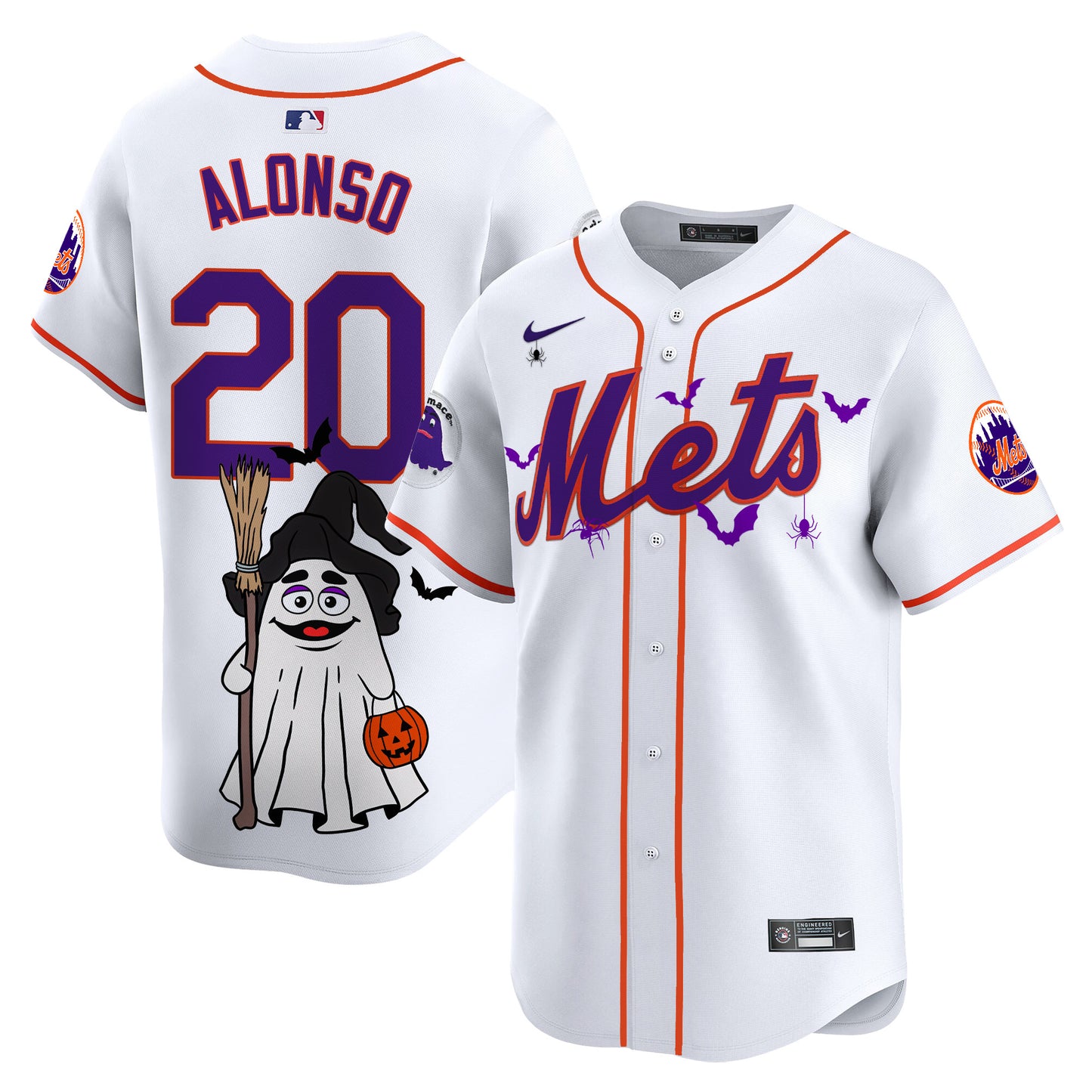 Mets Grimace Halloween Vapor Premier Limited Jersey V2- Printed