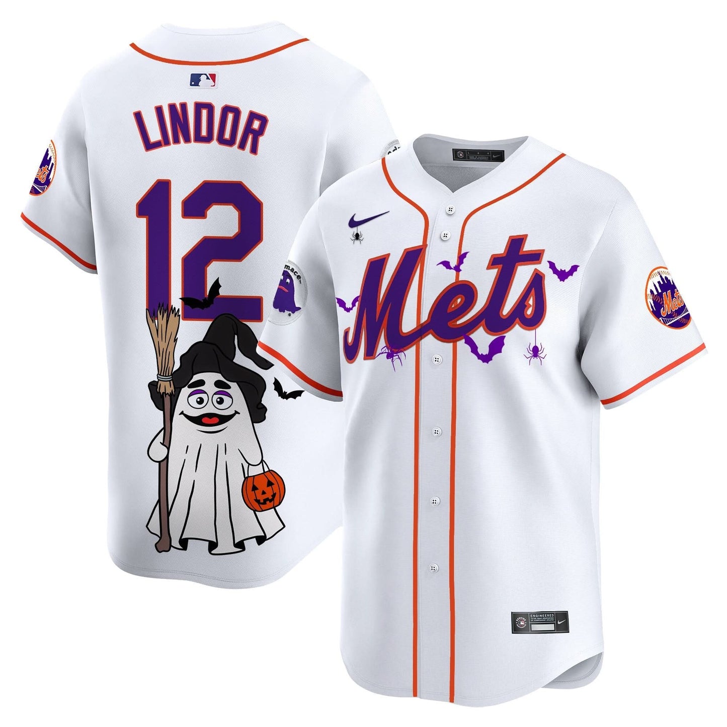 Mets Grimace Halloween Vapor Premier Limited Jersey V2- Printed