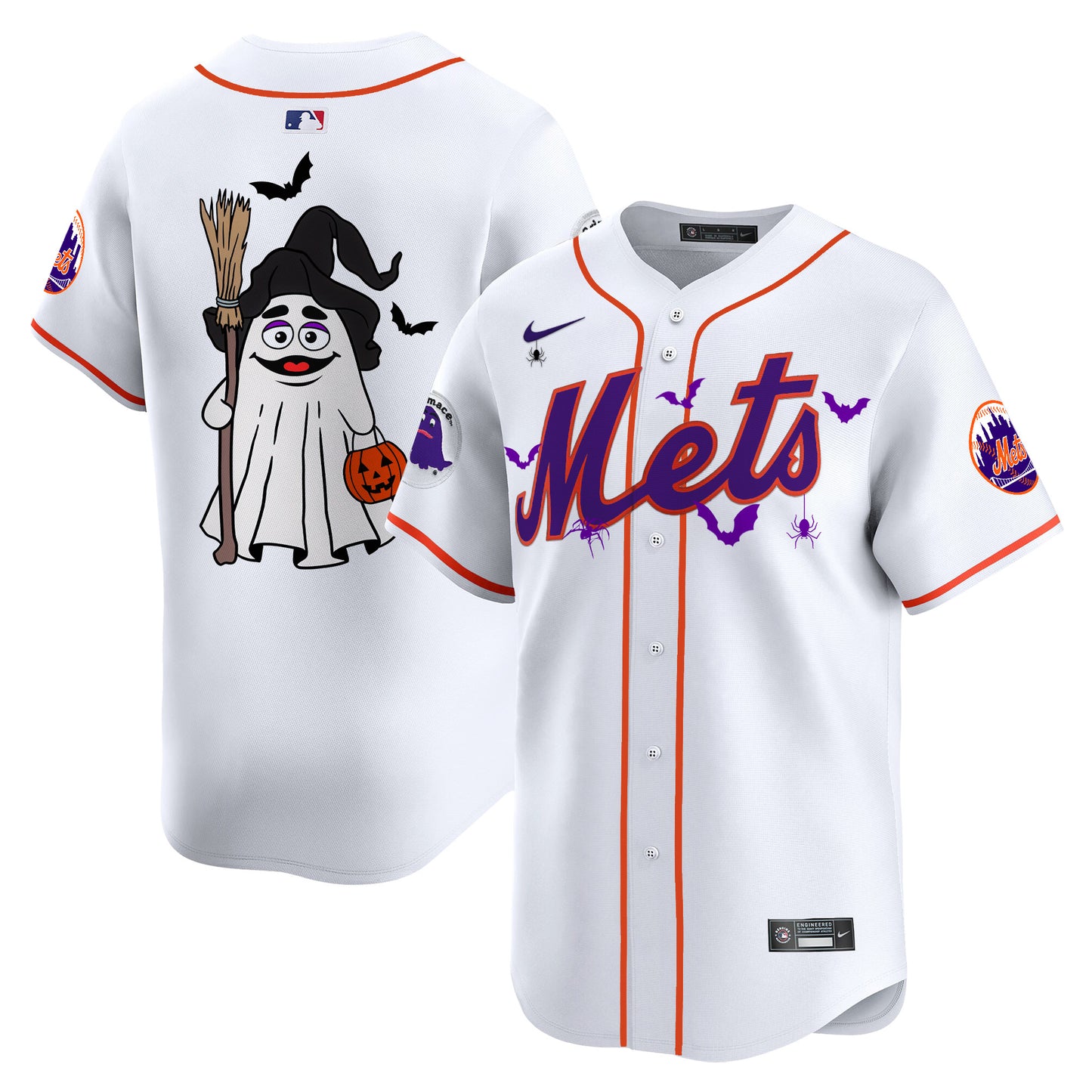 Mets Grimace Halloween Vapor Premier Limited Jersey V2- Printed