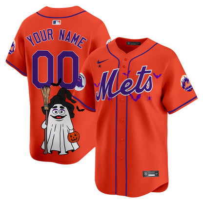 Mets Grimace Halloween Vapor Premier Limited Cusstom Jersey V2- Printed